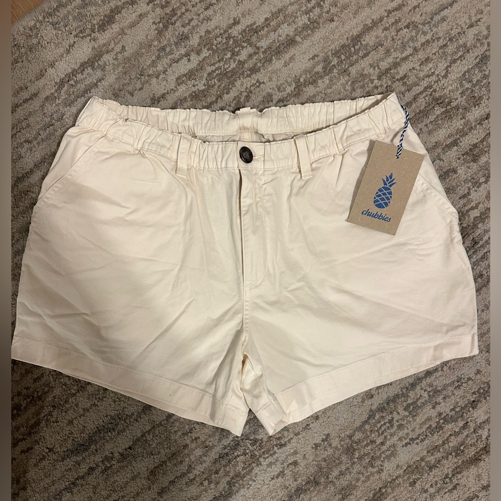 Chubbies Cream Men's Shorts